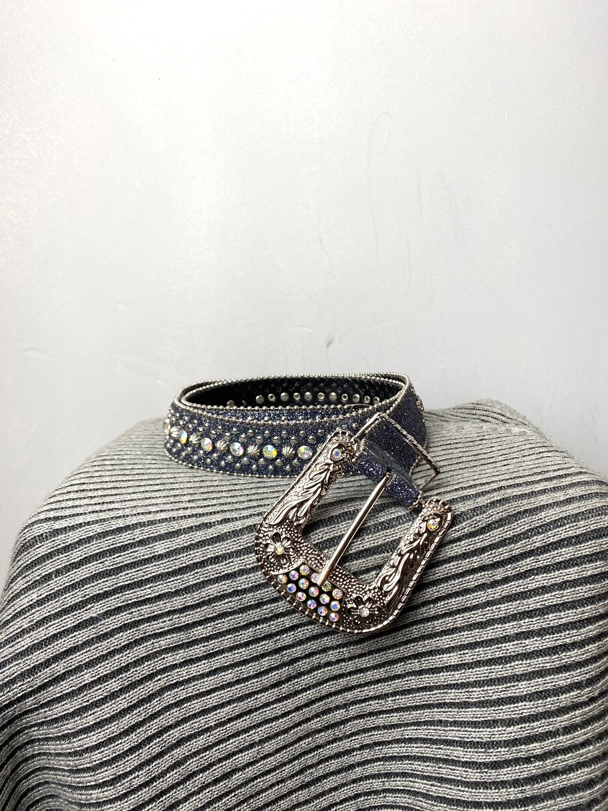 Other Hype Rhinestones Belt BB Simon Style Diamonds Size ONE SIZE - 1 Thumbnail