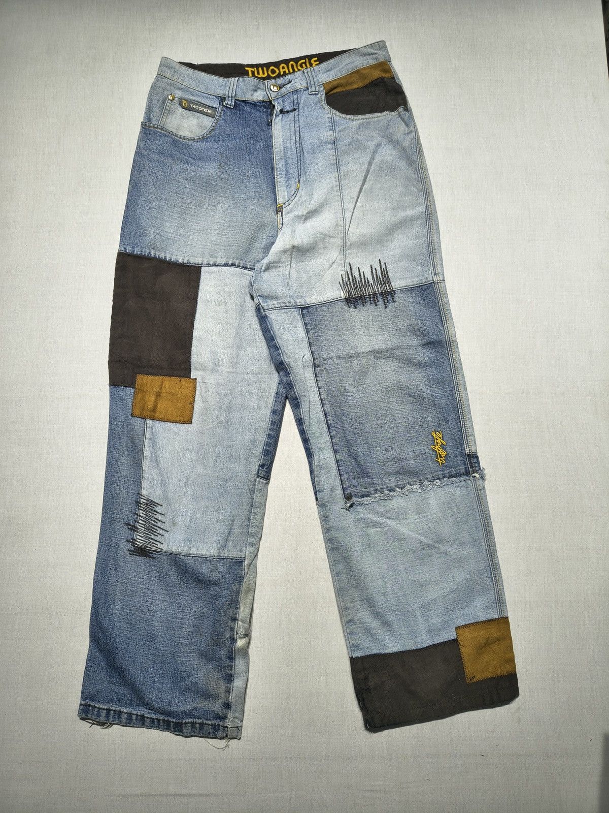 Southpole TWO ANGLE Y2K BAGGY SKATEBOARDER JEANS 🛹 (026) Size US 32 / EU 48 - 1 Thumbnail