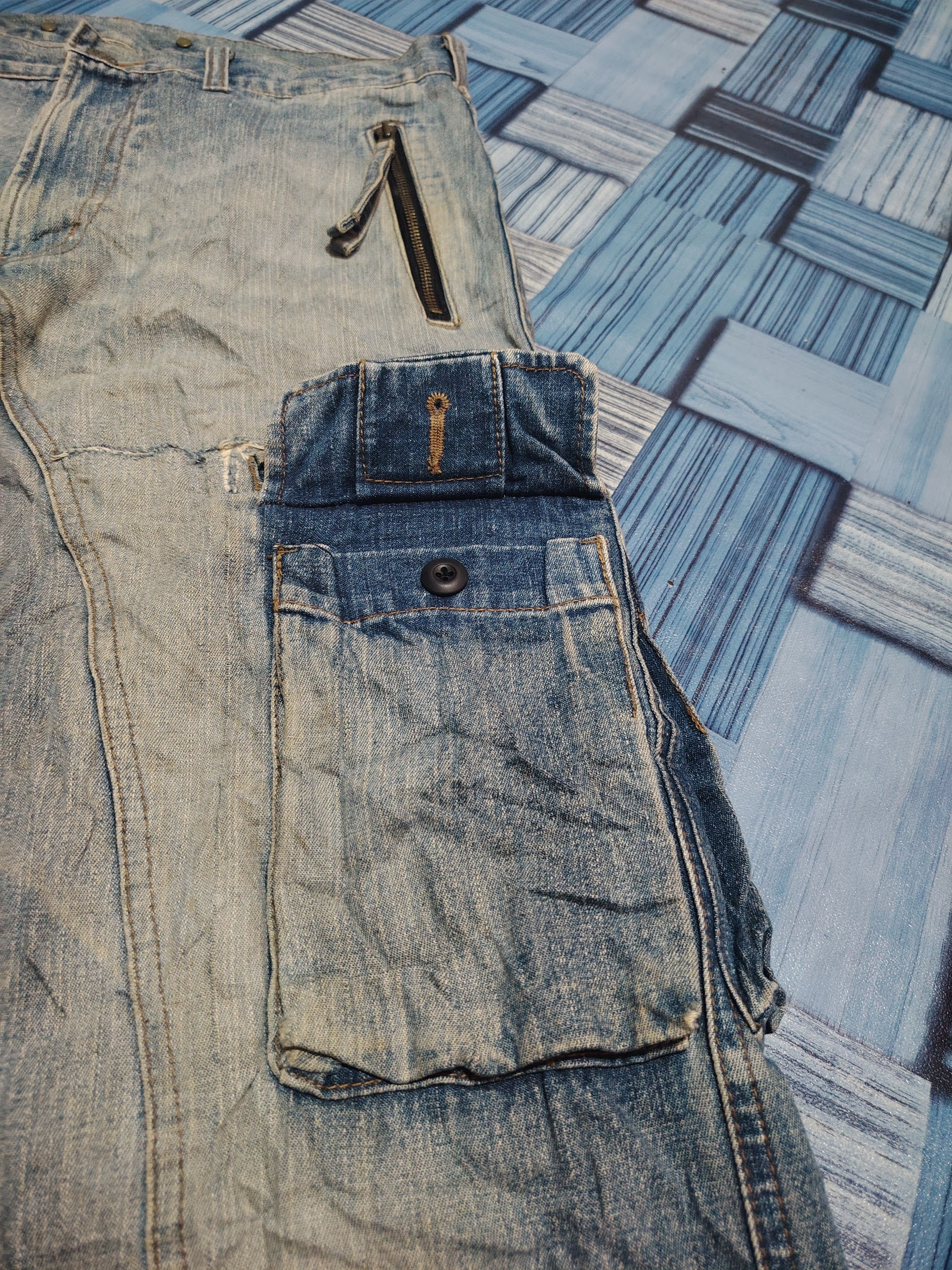 PPFM Japanese PPFM Cargo Tactical Distressed Pants Size US 32 / EU 48 - 10 Thumbnail