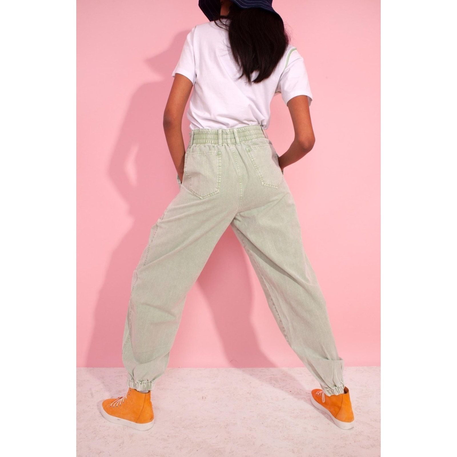 Other LF Markey Womens Colin Jeans High Rise Tapered Mint Denim Size 31" - 3 Thumbnail