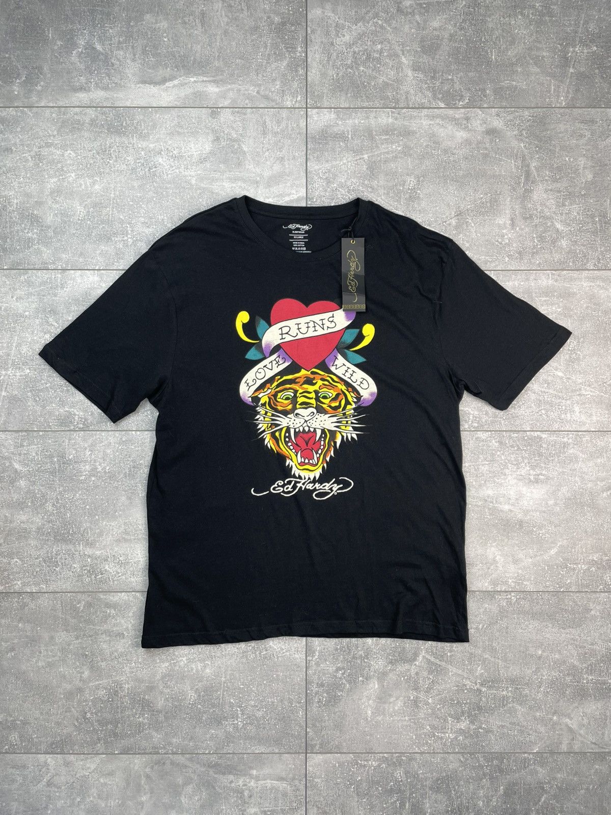 Ed Hardy Ed Hardy T-shirt Big Logo Size US XXL / EU 58 / 5 - 1 Thumbnail