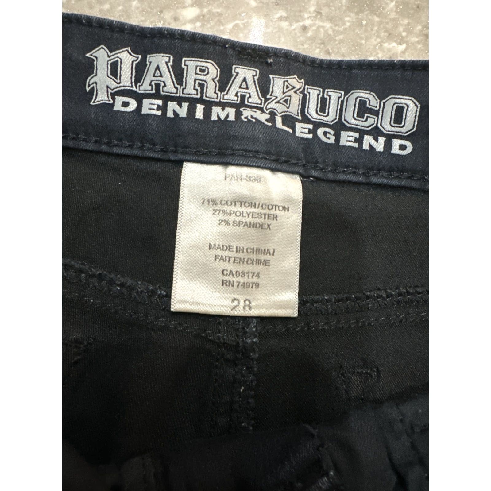 Parasuco Parasuco Denim Legend Jeans Womens Tag Size 28 Dark Blue 5-Pocket Bootcut Inseam 26.5in Regular Rise Low 6.5-8.5in Cotton Blend Denim Size 28" / US 6 / IT 42 - 7 Thumbnail