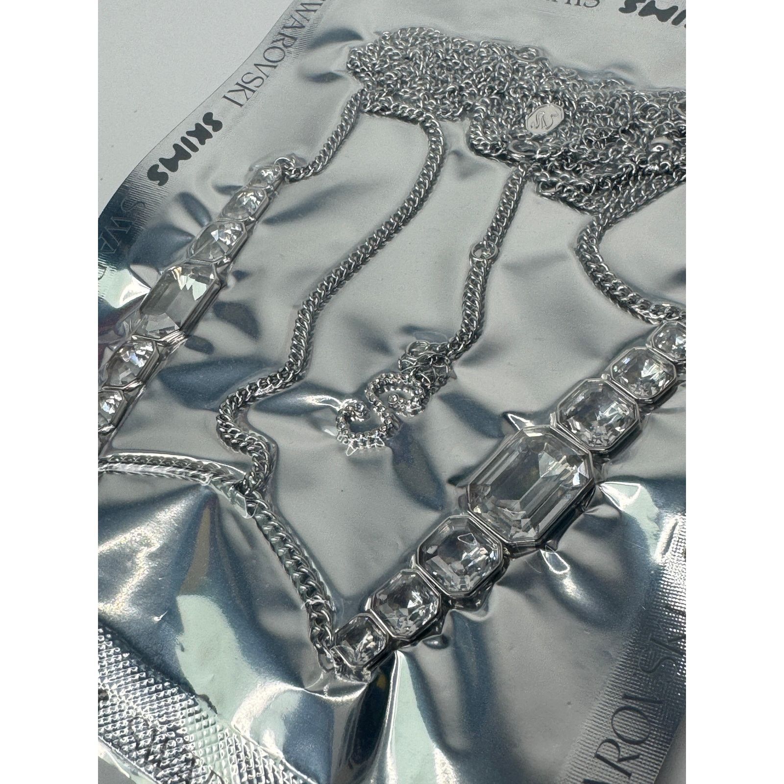Swarovski Swarovski x SKIMS V BODY CHAIN (Silver) Size ONE SIZE - 4 Thumbnail