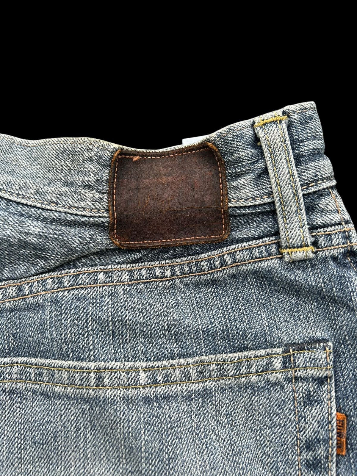 Japanese Brand × Kapital × Vintage Edwin Selvedge Distressed Japanese Denim Jeans Size US 34 / EU 50 - 8 Thumbnail