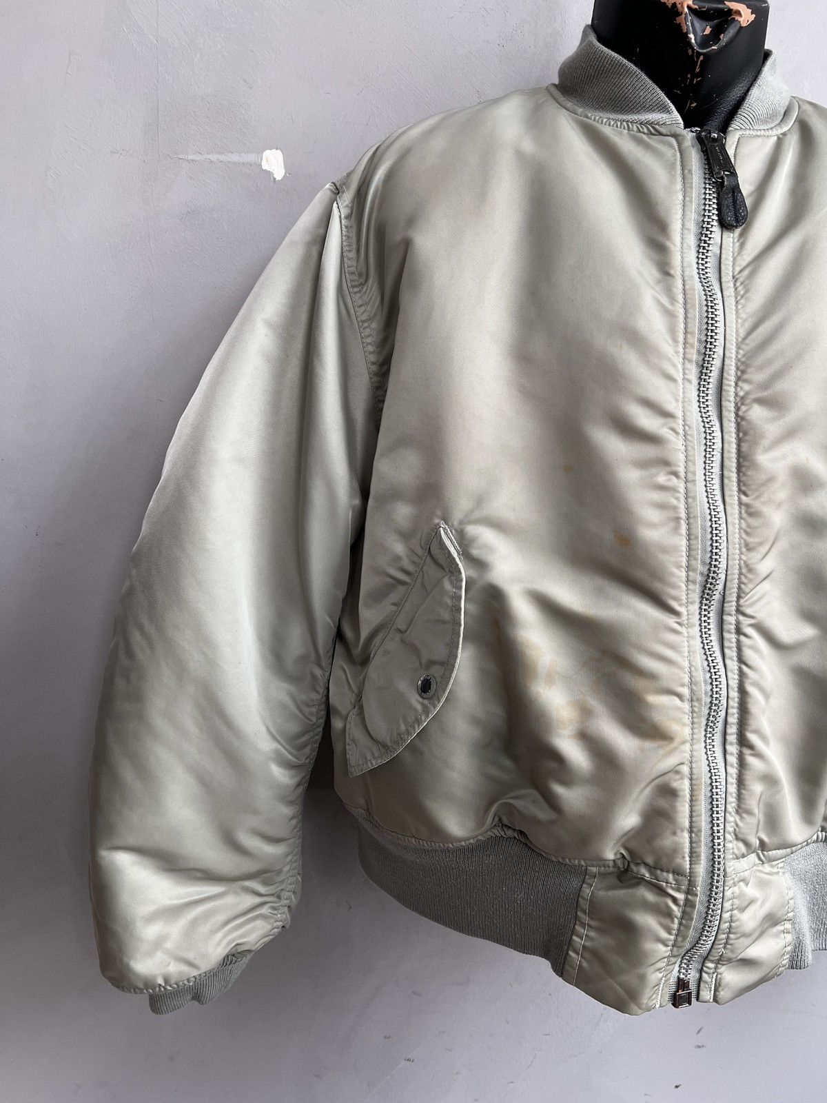 Schott Schott Vintage Bomber ma 1 Jacket Oversized cropped 90s Size US M / EU 48-50 / 2 - 6 Thumbnail
