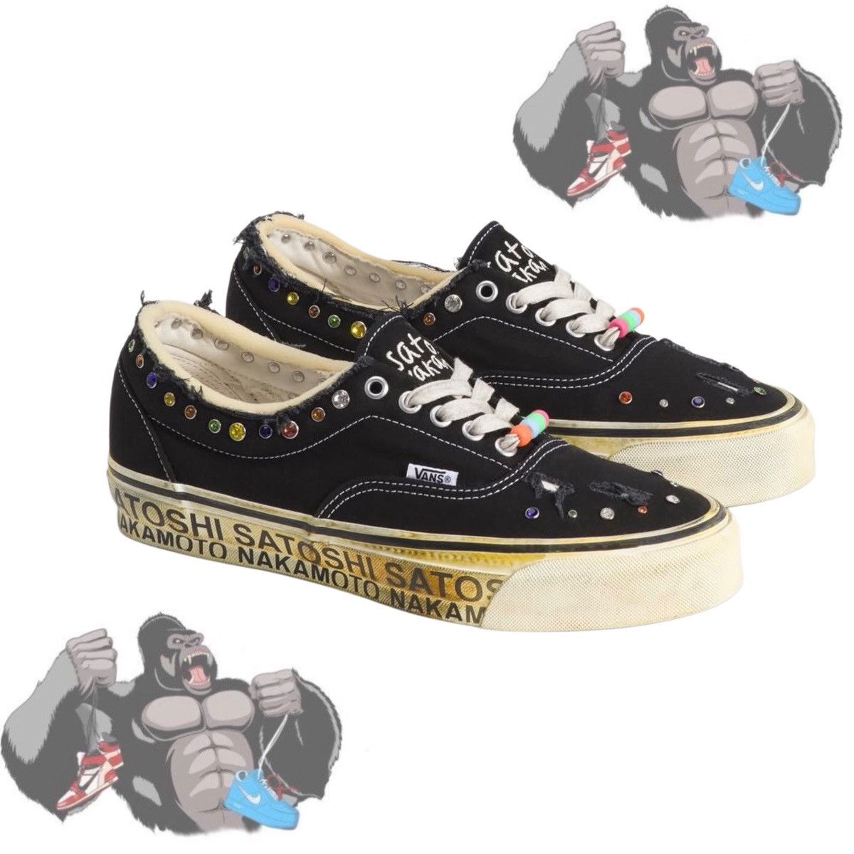 Satoshi Nakamoto × Vans Satoshi Nakamoto OTW Old Skool Vans Pearlized Size US 13 / EU 46 - 1 Thumbnail