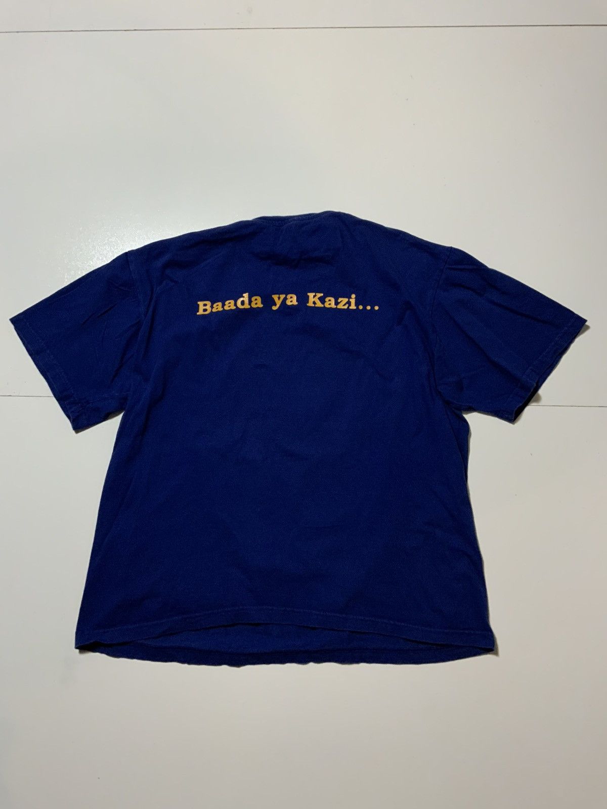 Vintage Vintage Tusker Beer Made In Kenya Baada Africa Boxy T-Shirt Size US L / EU 52-54 / 3 - 2 Thumbnail