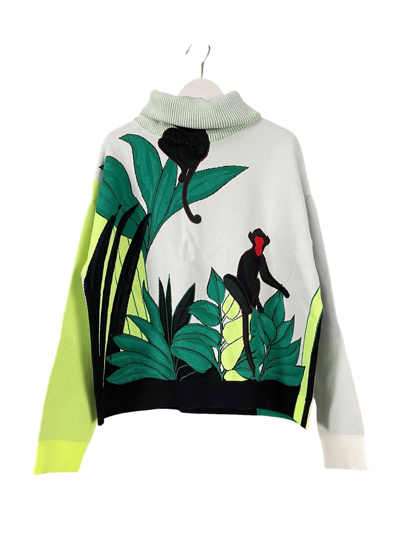 Valentino Valentino Monkey Embroidered Knit Sweater Size XS Size US XS / EU 42 / 0 - 1 Thumbnail