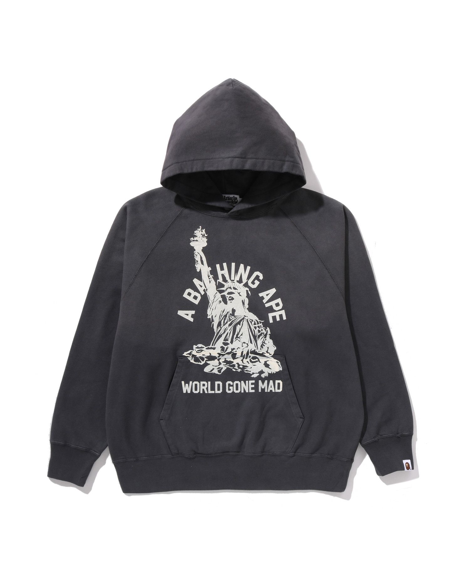 Bape Bape STATUE OF LIBERTY Printed Hooded Sweatshirt | Grailed