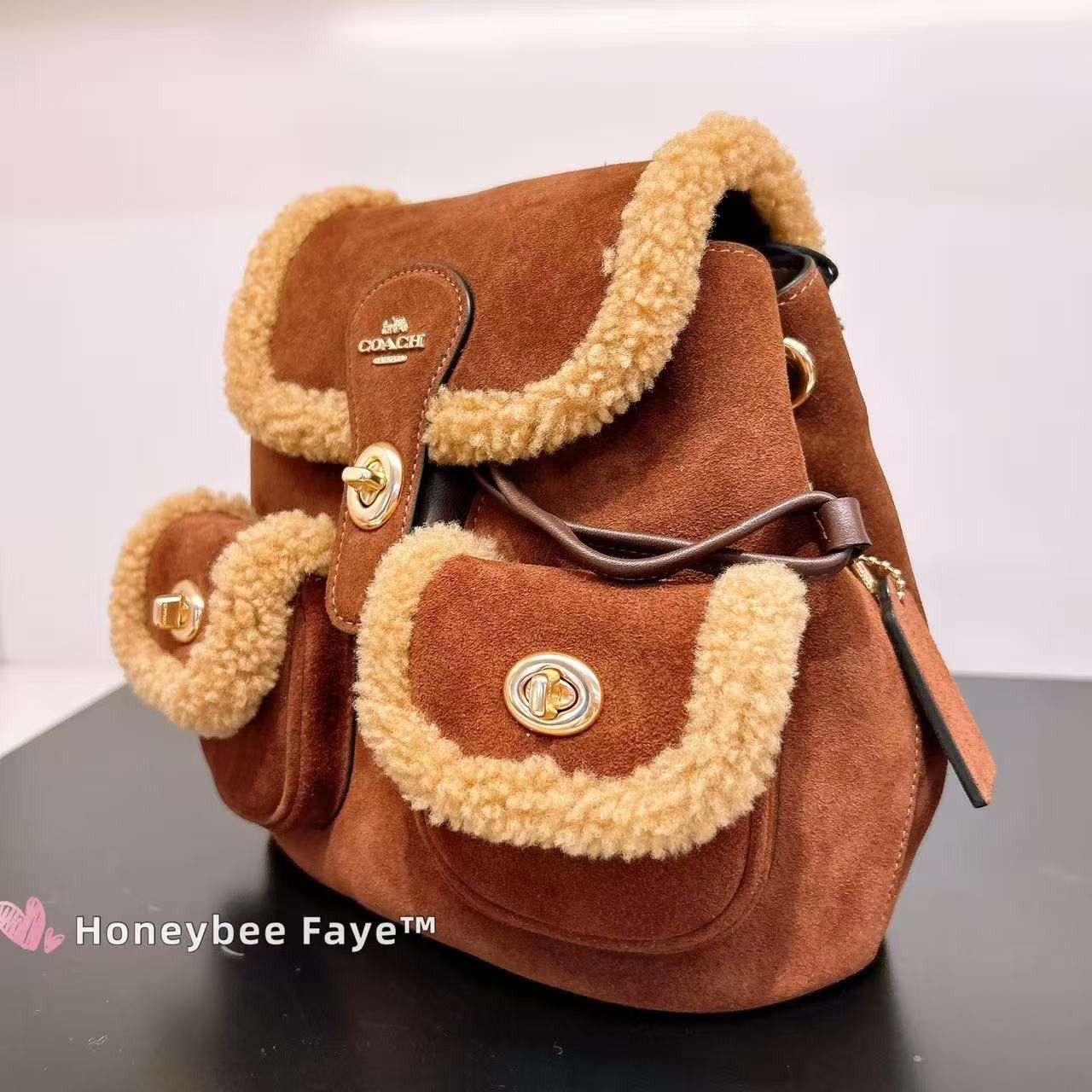 Coach CCZ25 Hadley Backpack Vintage Brown Multi Size ONE SIZE - 2 Thumbnail