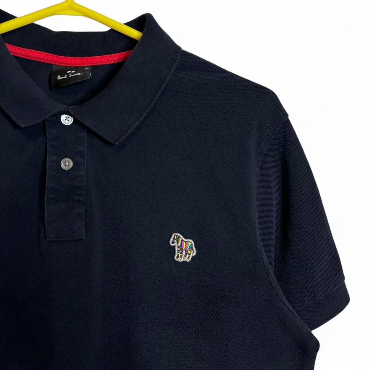 Designer × Paul Smith PS Paul Smith Navy Blue Polo Shirt Size US XL / EU 56 / 4 - 2 Thumbnail