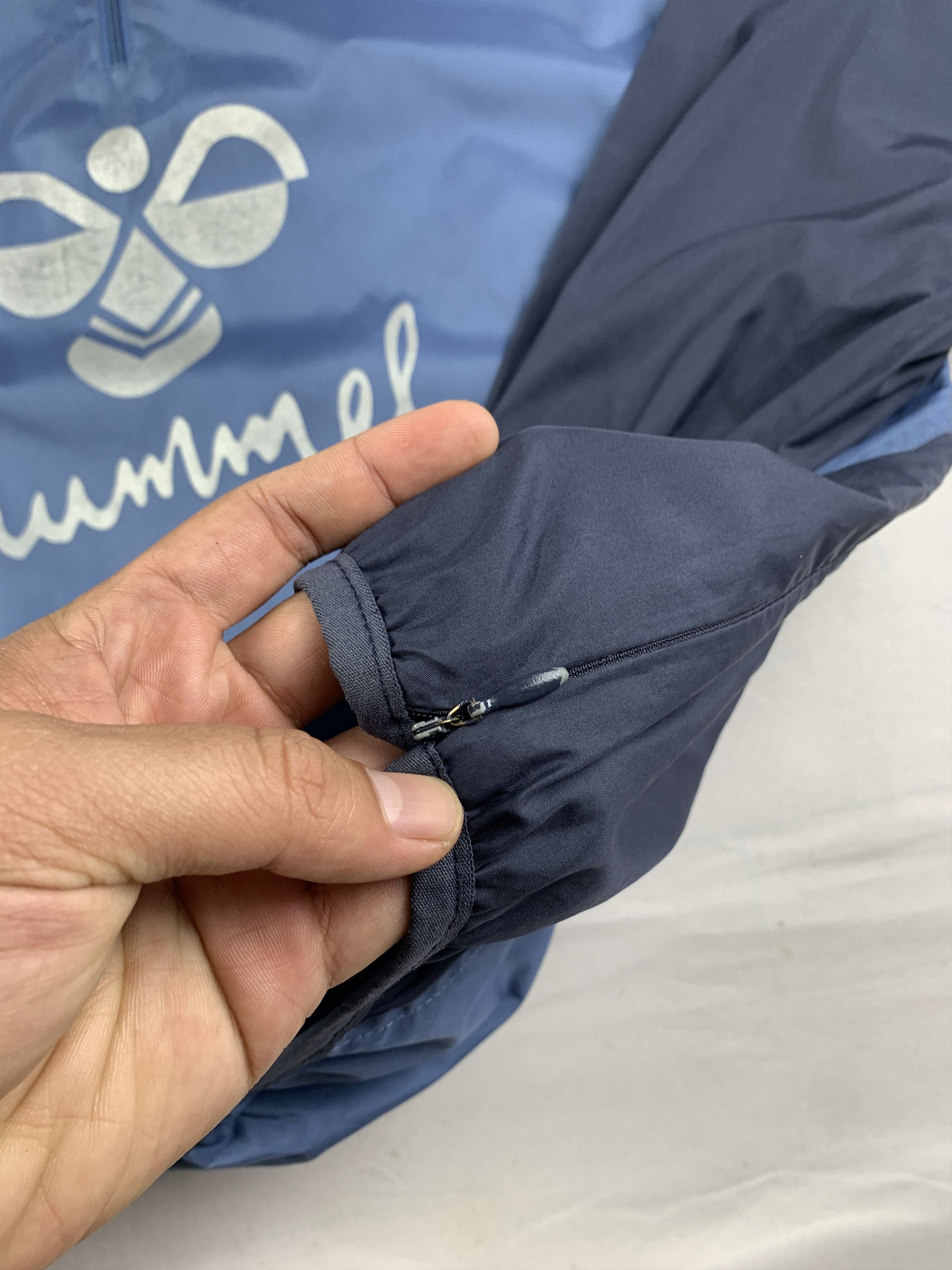 Hummel 2000s Hummel Denmark Halfzip Soccer Windbreaker (L) Size US L / EU 52-54 / 3 - 8 Thumbnail