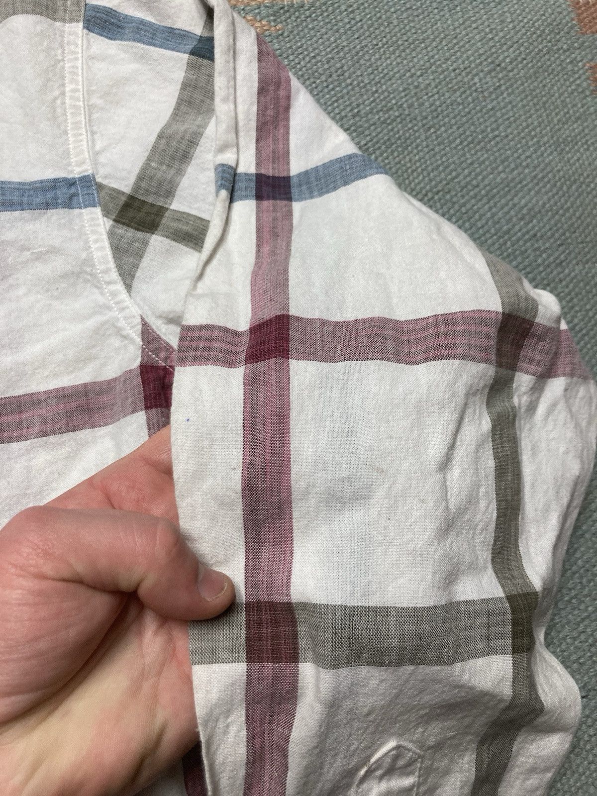 Vintage × Wrangler Vtg wrangler blues button shirt western plaid women’s XXL Size XXL / US 16-18 / IT 52-54 - 4 Thumbnail