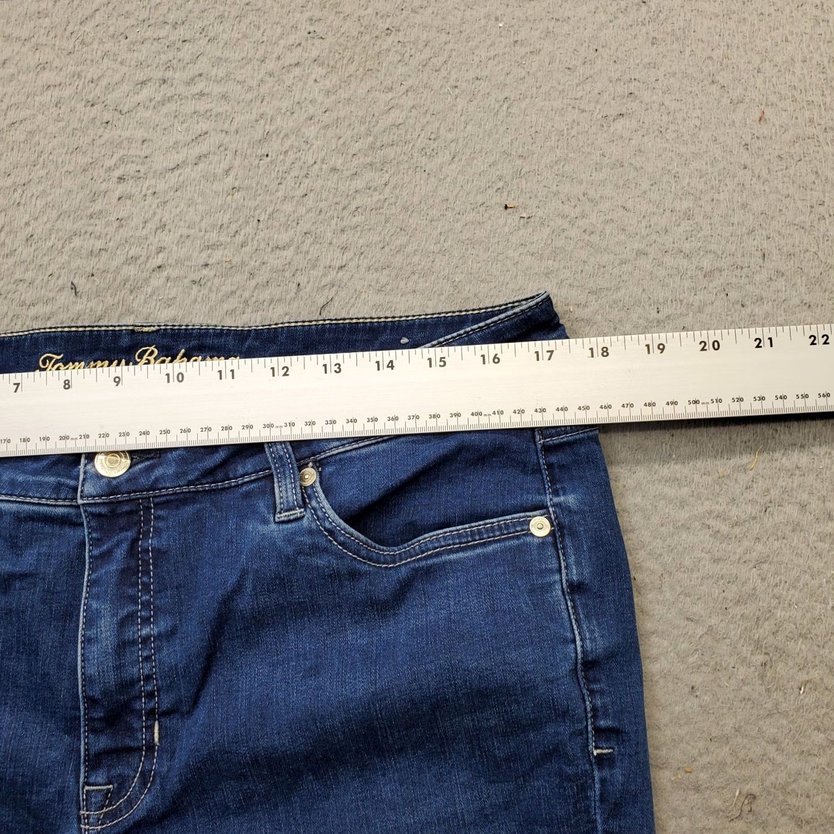 Tommy Bahama Tommy Bahama Womens 14 Jeans Denim High Rise Skinny 5-Pocket Stretch Blue Size 36" / US 14 / IT 50 - 6 Thumbnail