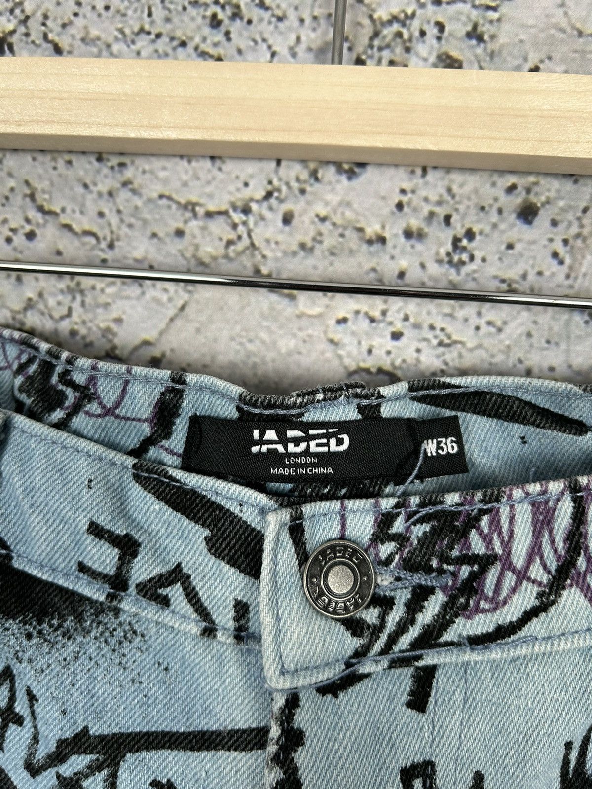 Jaded London Jaded London Skate Fit Denim Pants Sketchbook Hype Y2K 90s Size US 36 / EU 52 - 9 Thumbnail
