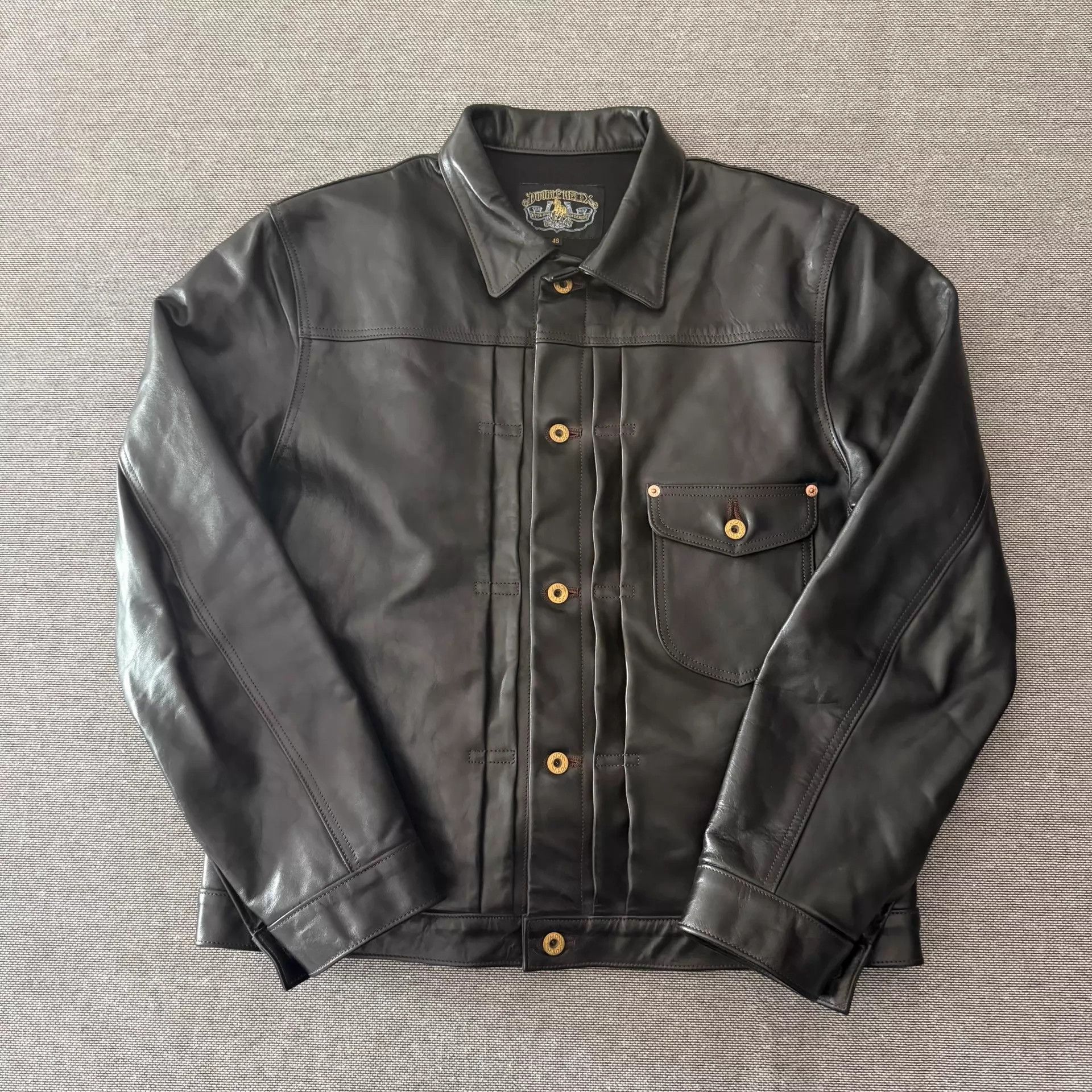 DOUBLE HELIX Double Helix Lee Cowboy Horsehide Jacket 46 Near Mint Size US S / EU 44-46 / 1 - 1 Thumbnail