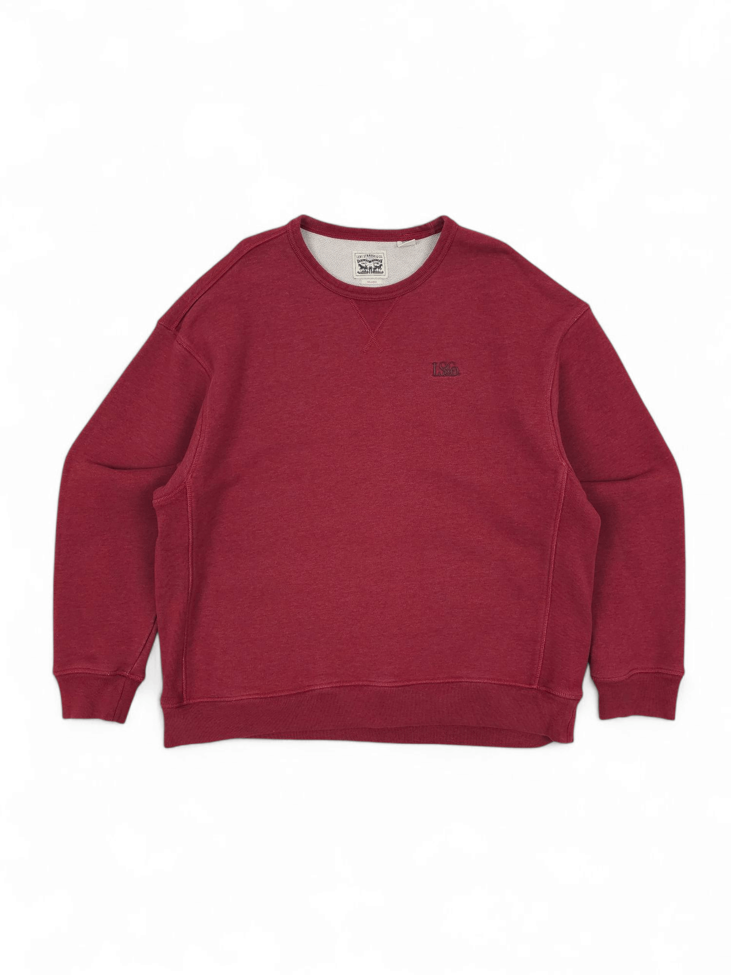 Levi's 💎 90's Vintage Levi's Relaed Boxy Crewneck Sweatshirt Y2K Size US L / EU 52-54 / 3 - 1 Thumbnail