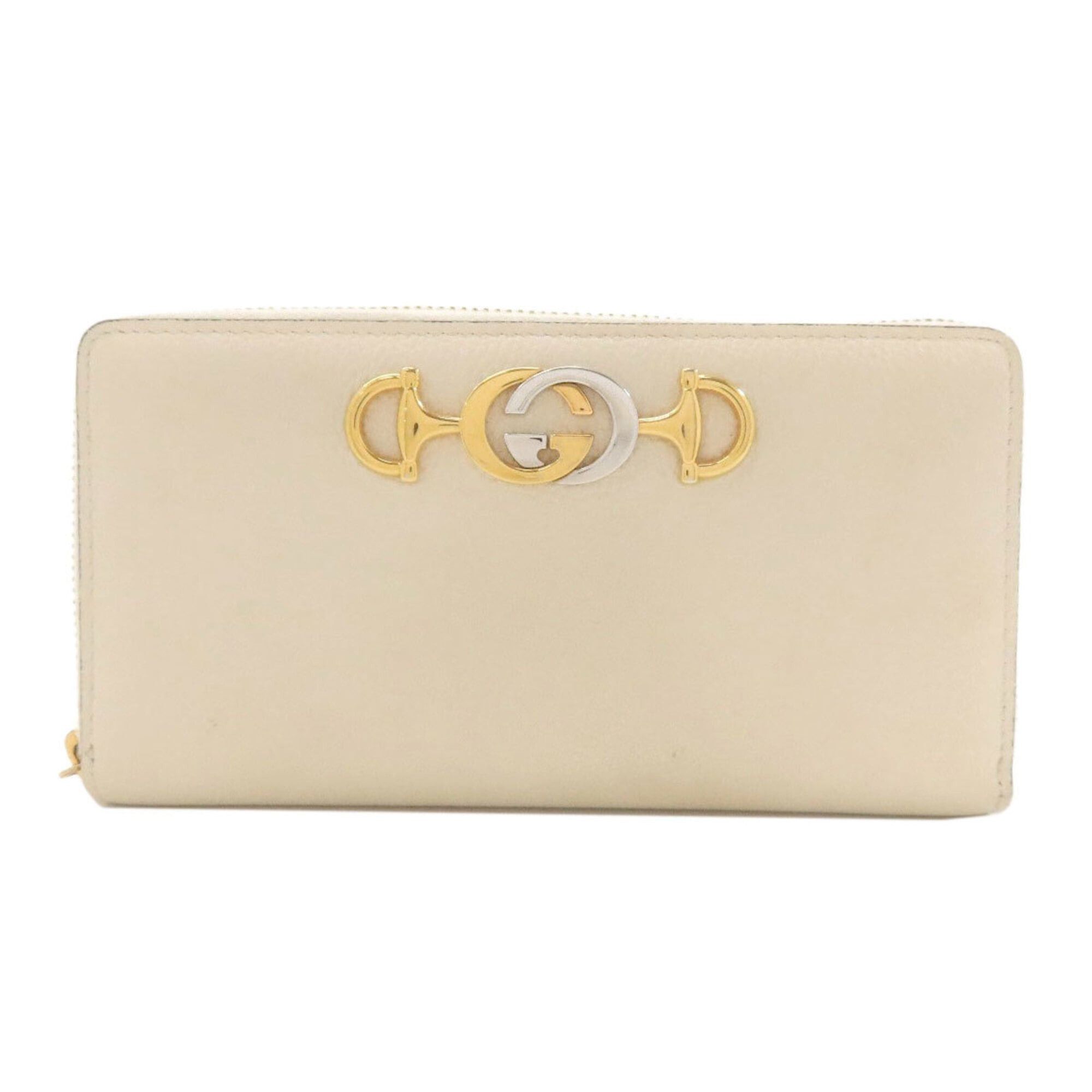Gucci Gucci 570661 Zumi Long Wallet Leather Women's GUCCI Size ONE SIZE - 1 Thumbnail