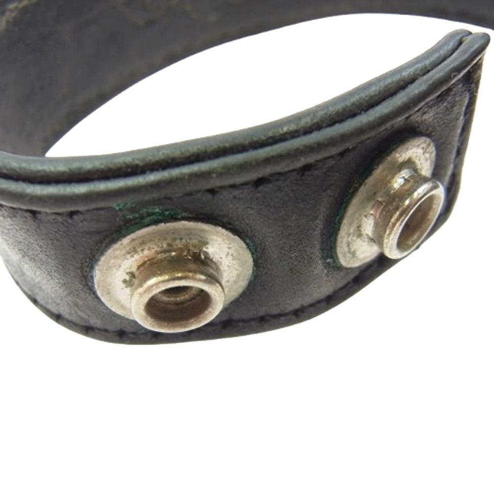 アクセサリー Chrome Hearts 3 Button 2 Snap Leather CHROME HEARTS 3 Button 2 Snap Leather Bracelet