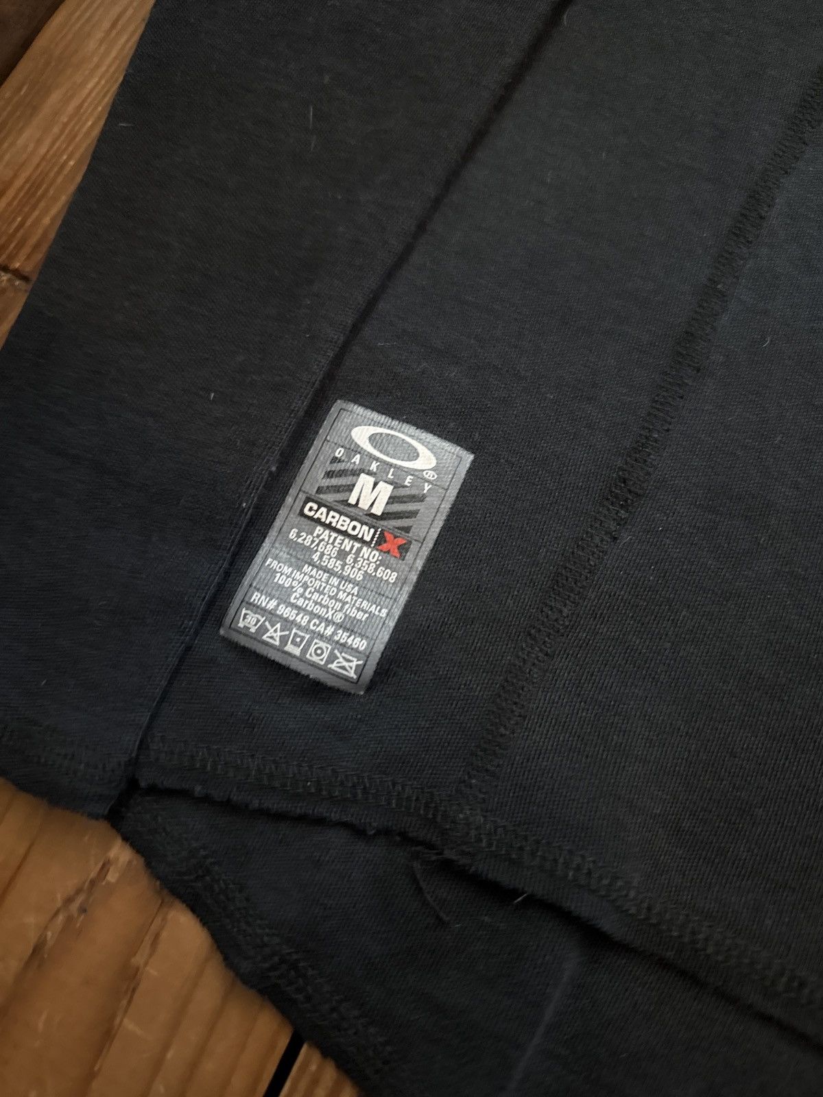 Oakley Vintage Y2K Oakley Carbon X Tactical Base Layer Black Shirt Size US M / EU 48-50 / 2 - 2 Thumbnail