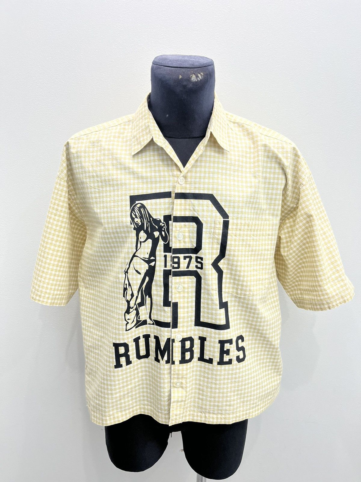 Hysteric Glamour 2000's Hysteric Glamour Rumbles Nude Girl Short Sleeve Shirt Size US L / EU 52-54 / 3 - 1 Thumbnail