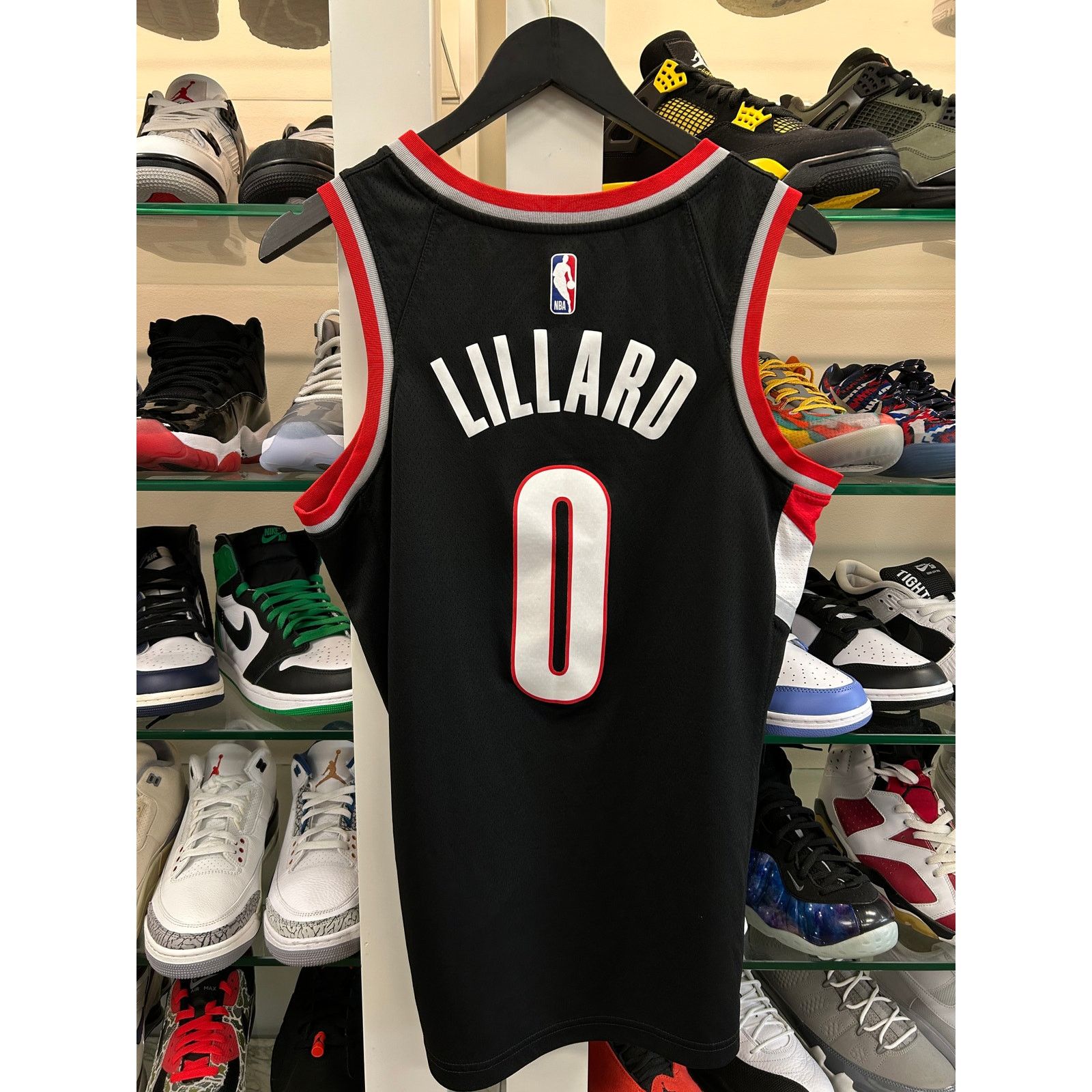 Nike Portland Trail Blazers NBA jersey 0 Lillard M B15 Size US M / EU 48-50 / 2 - 3 Thumbnail