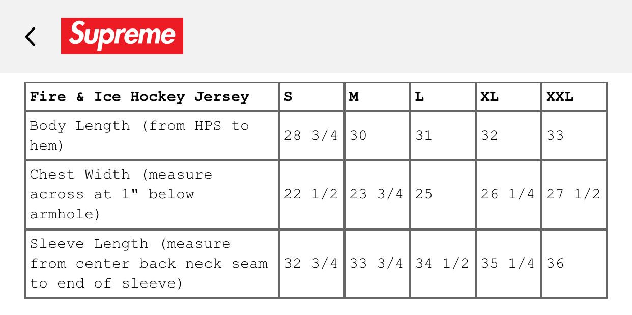 Supreme [In Hand] Supreme Fire & Ice Hockey Jersey Size US M / EU 48-50 / 2 - 4 Thumbnail
