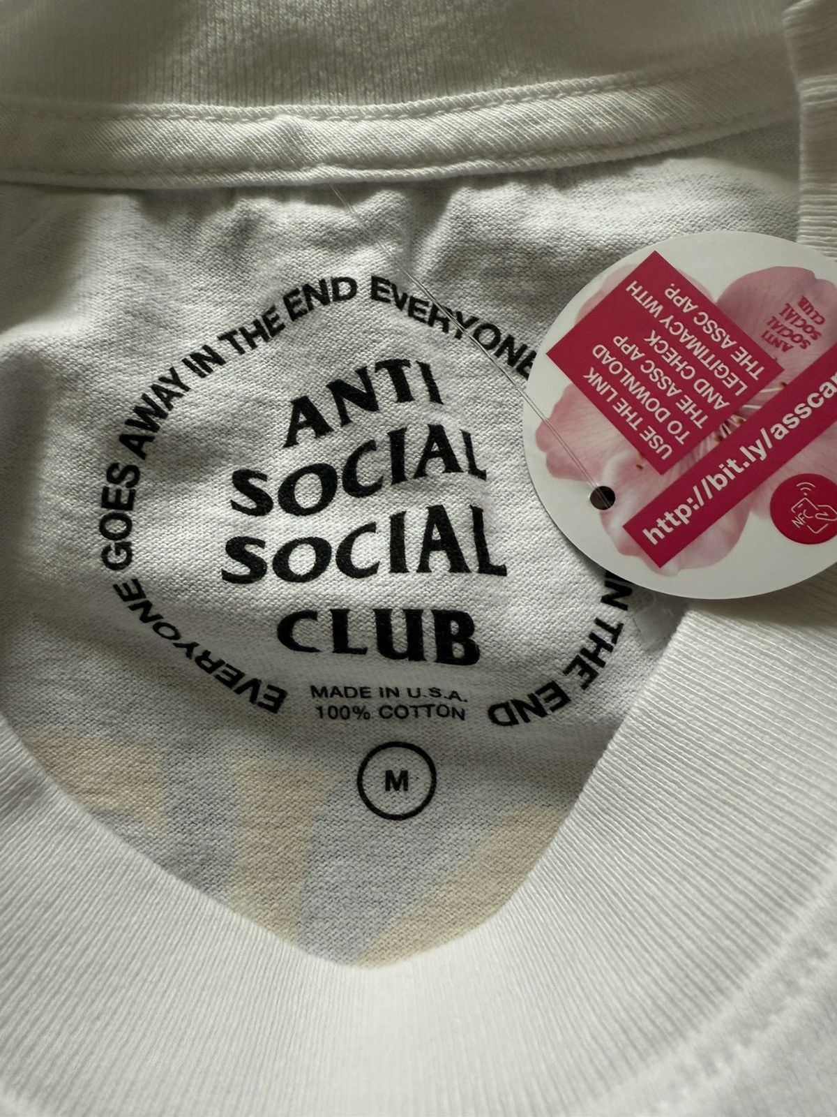 Anti Social Social Club × Fragment Design Anti Social Social Club x Fragment Design Tee White/Yellow M Size US M / EU 48-50 / 2 - 3 Thumbnail