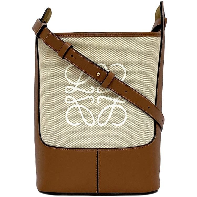 Loewe LOEWE Shoulder Bag Brown Cotton Size ONE SIZE - 1 Thumbnail