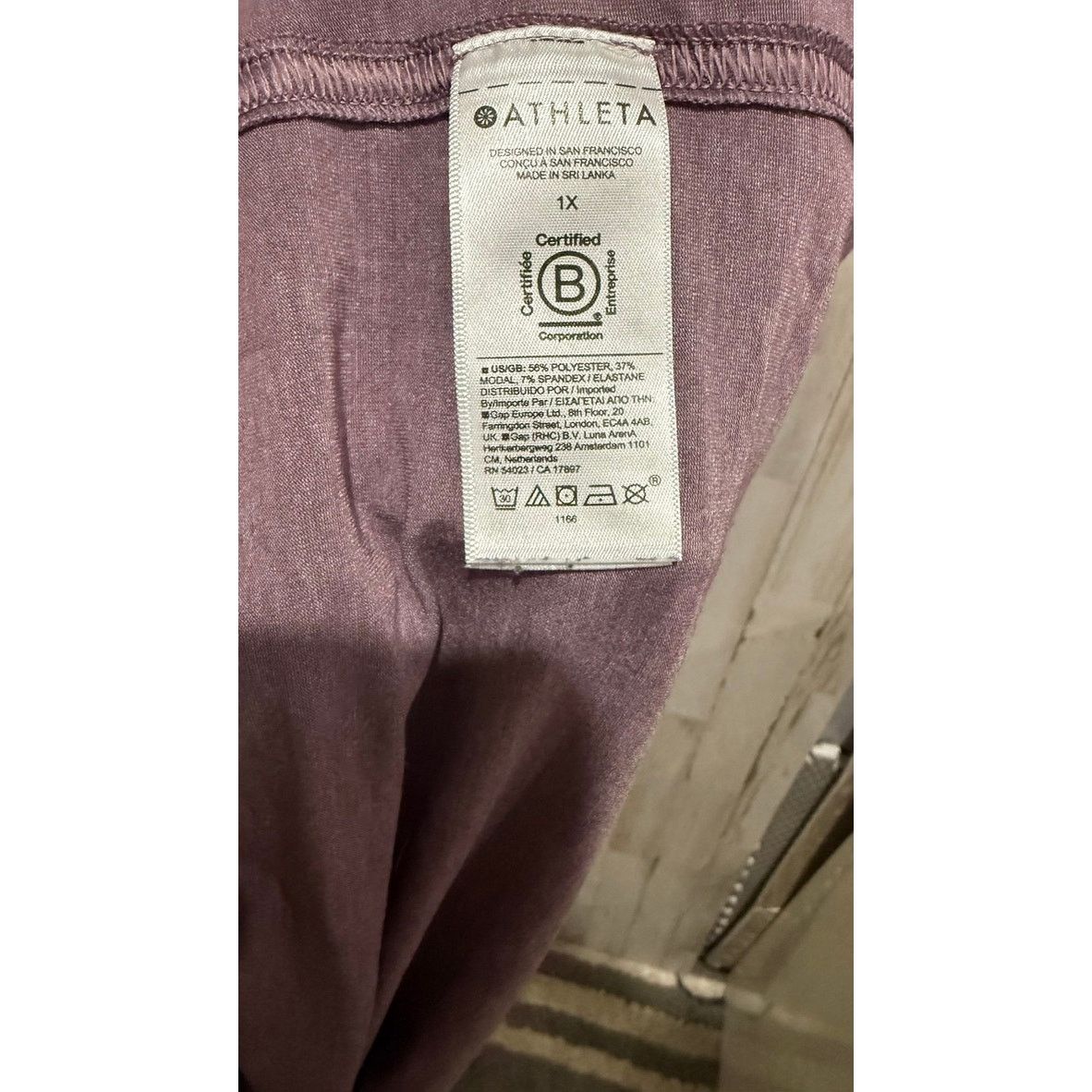 Athleta Athleta Tank Top Womens 1X Purple Sleeveless Scoop Neck Size XXL / US 16-18 / IT 52-54 - 4 Thumbnail