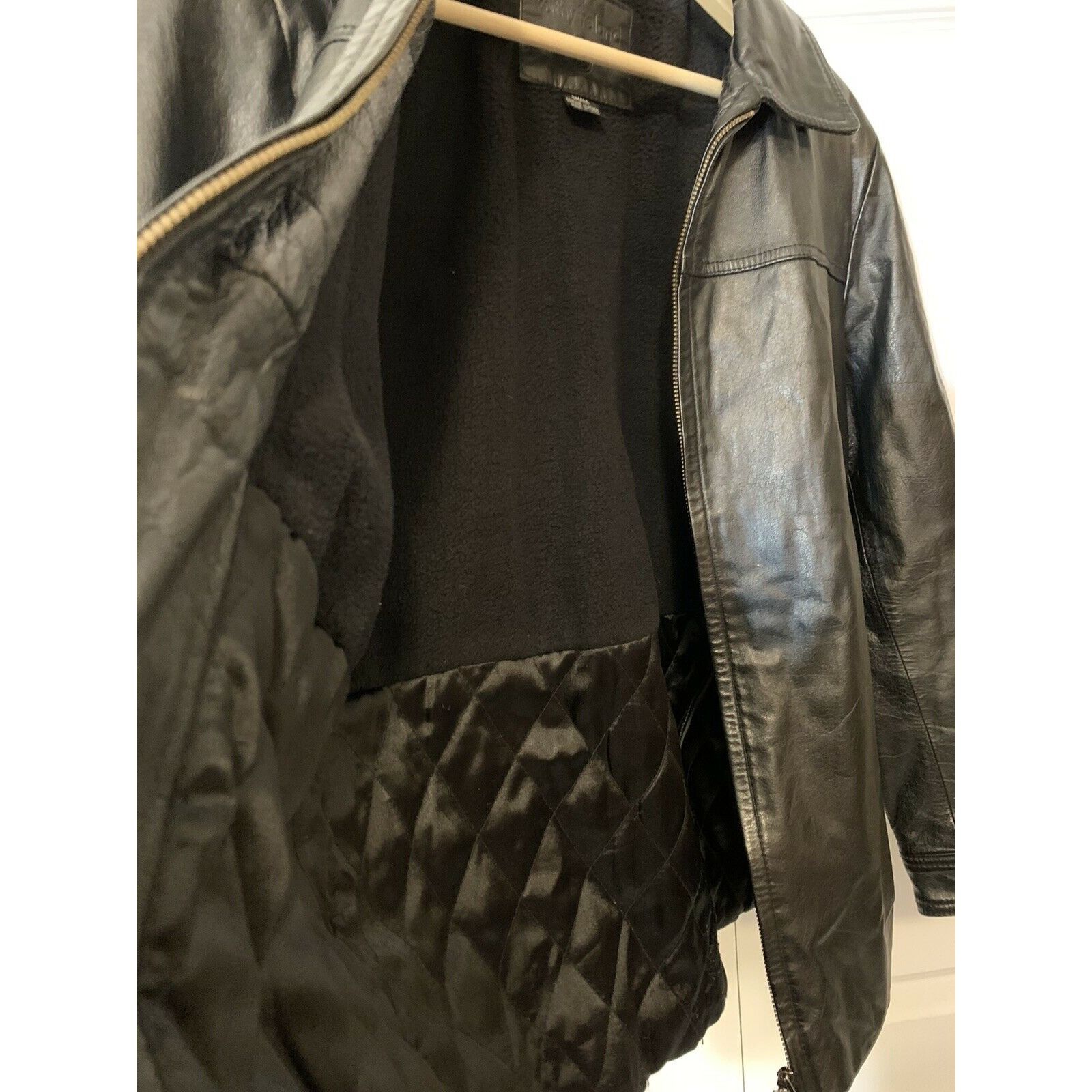 Other Kathy Ireland Black Leather Jacket Coat Women's Sz M Size M / US 6-8 / IT 42-44 - 8 Thumbnail