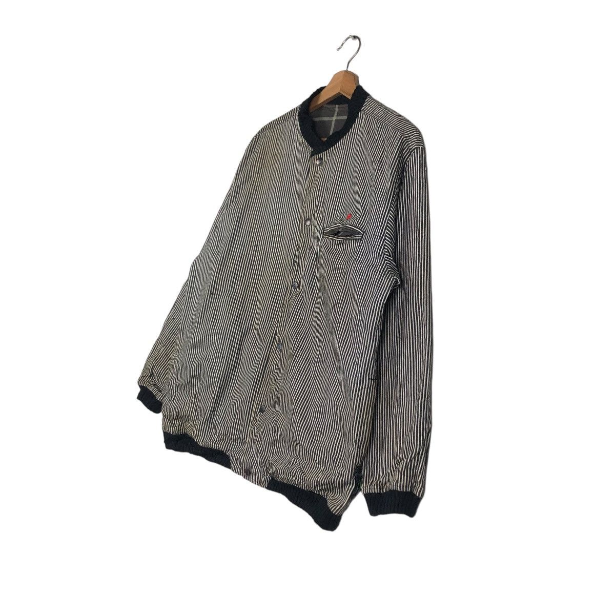 Japanese Brand × Vintage 📌VINTAGE BOMBER JACKET HICKORY OUT OF SIGHT ISSEY MIYAKE Size US M / EU 48-50 / 2 - 3 Thumbnail