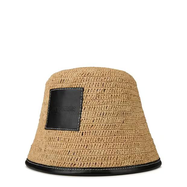 Jacquemus o1g2r1mq1024 Size: 60 / Bucket Hat in Black & Brown Size ONE SIZE - 2 Thumbnail