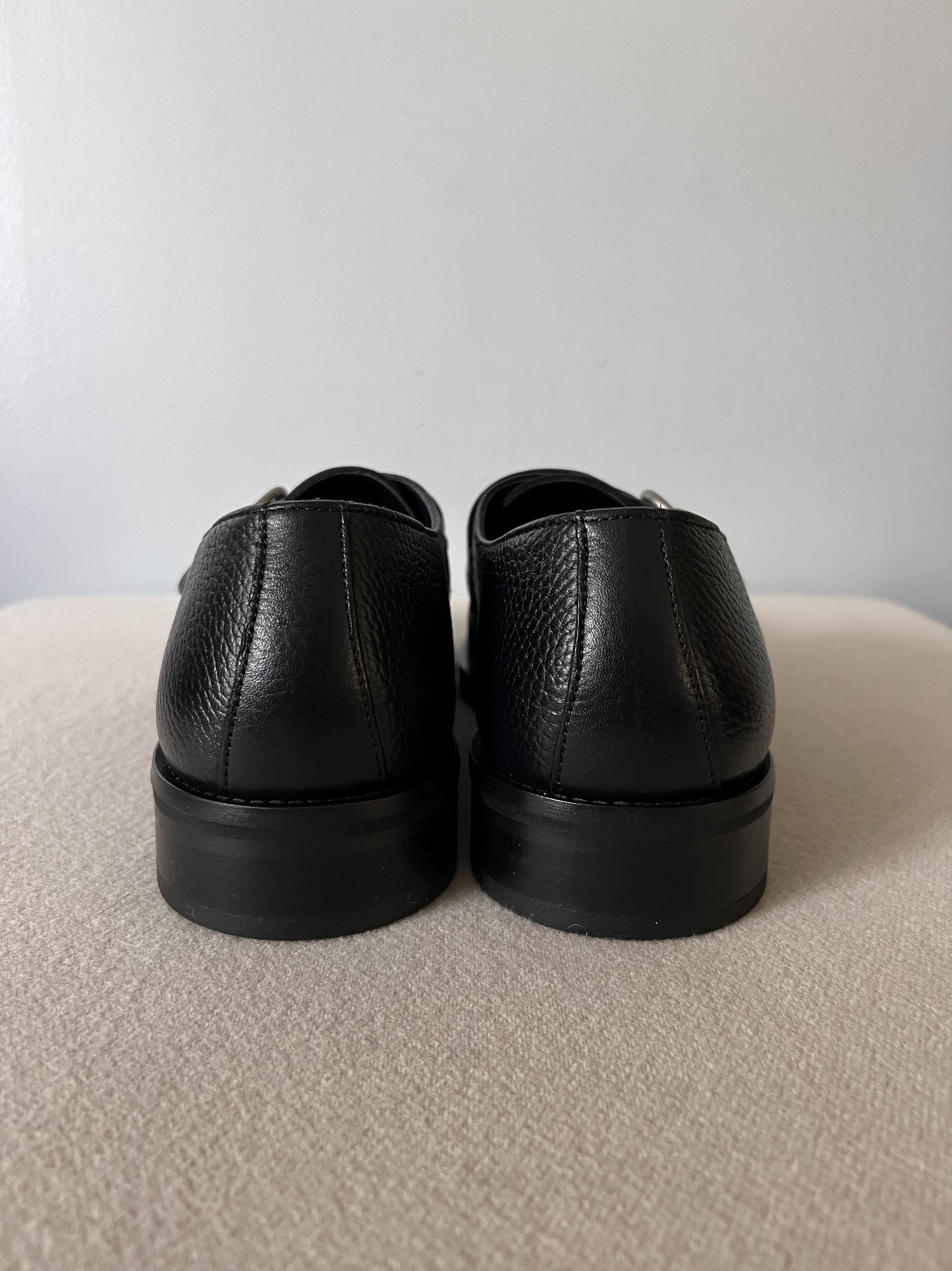 Martine Rose Martine Rose Square Toe Buckle Loafer in Black Leather Size US 10 / EU 43 - 5 Thumbnail
