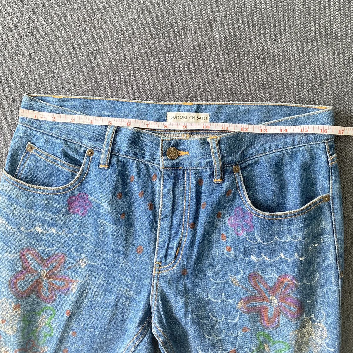 Issey Miyake Vintage Tsumori Chisato Issey Miyake Jeans ERD GRUNGE PANT Size US 33 - 10 Thumbnail