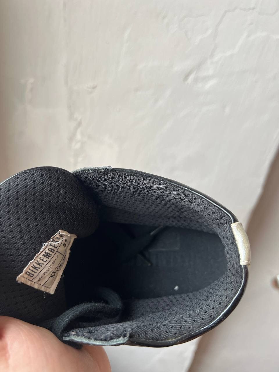 Dirk Bikkembergs DIRK BIKKEMBERGS RARE PATERN LEATHER BLACK TRAINER BOOTS 37 Size US 7 / IT 37 - 10 Thumbnail
