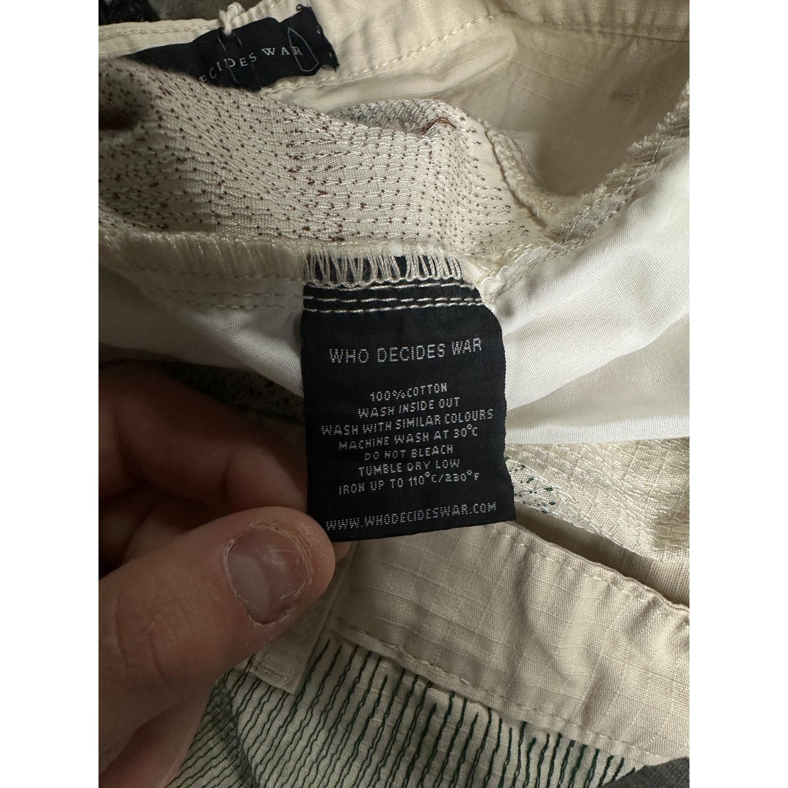 Who Decides War WDW Camouflage Embroidery Pants New 30 With Tags Size US 30 / EU 46 - 5 Thumbnail