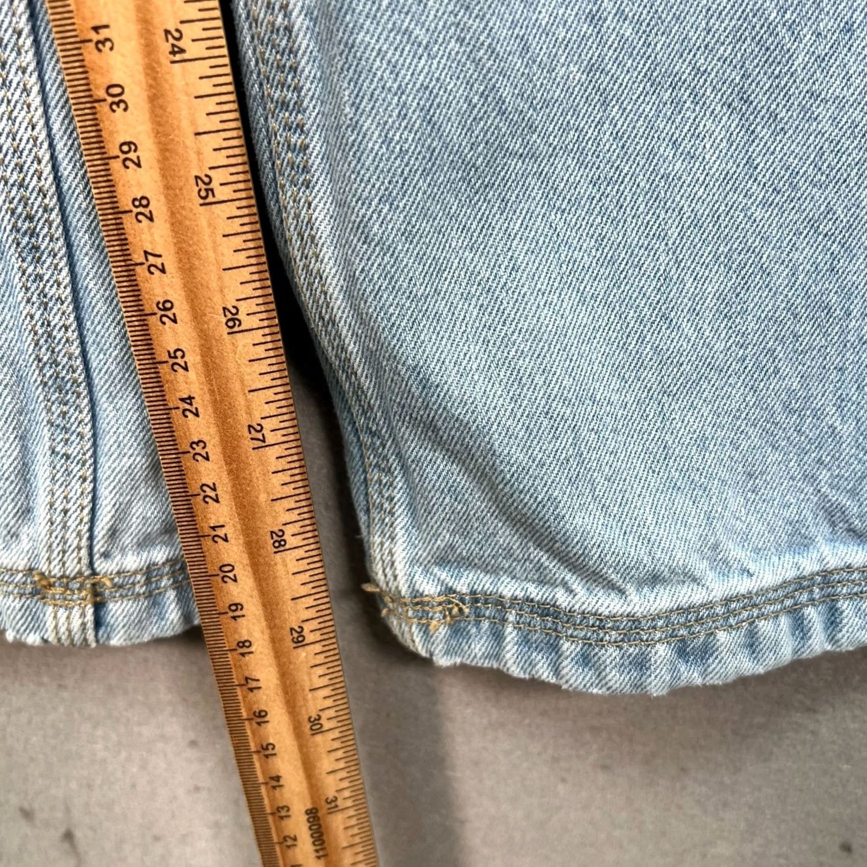 Zara Zara Mens Jeans 30 Blue Light Wash Denim Carpenter Pants 100% Cotton Size US 30 / EU 46 - 7 Thumbnail