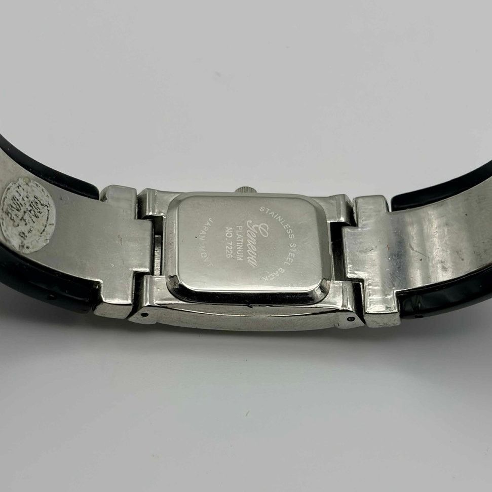 Other Silver & Black Crystal Geneva Watch Size ONE SIZE - 5 Thumbnail