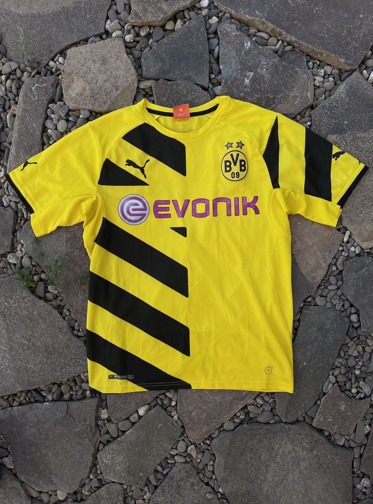 Puma 2014 Puma Borrusia Dortmund yellow soccer jersey Size US S / EU 44-46 / 1 - 1 Thumbnail