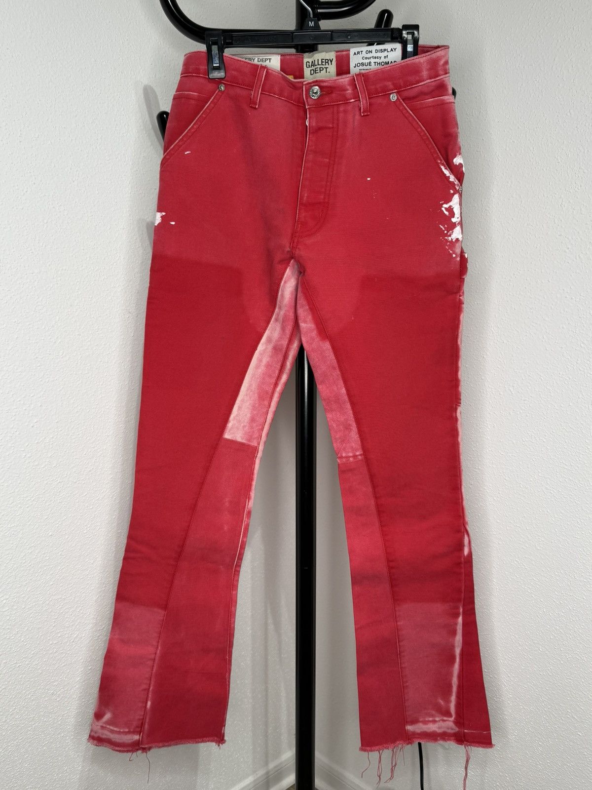 Gallery Dept. Gallery Dept. La Flare Carpenter Red Jeans Size US 30 / EU 46 - 1 Thumbnail