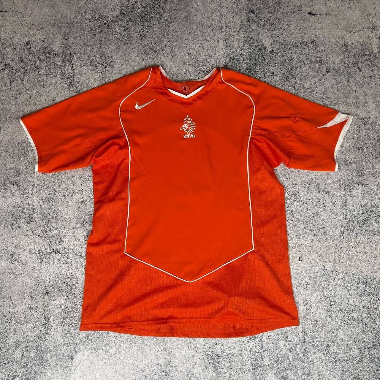 Nike Nike Netherlands National Team 2004/2005 Home Soccer Jersey’ Size US L / EU 52-54 / 3 - 1 Thumbnail