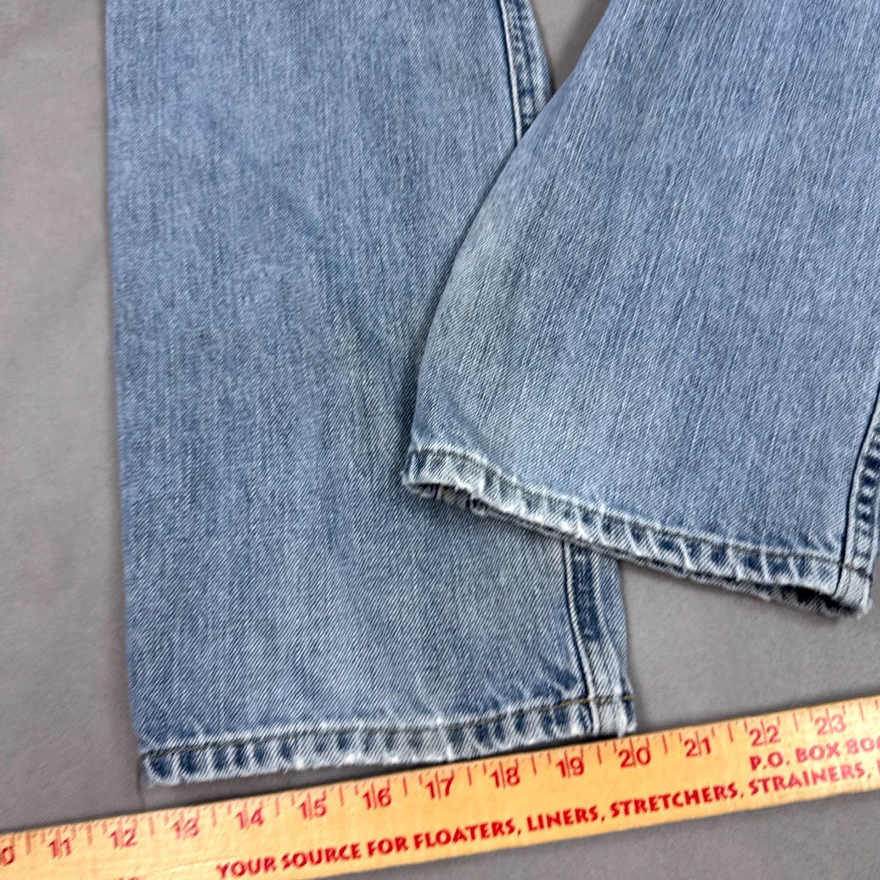 Ariat Ariat Jeans Mens 32x36 Blue M1 Denim Pants Distress Western Chore Workwear 5-Pocket Regular Fit Size US 32 / EU 48 - 6 Thumbnail
