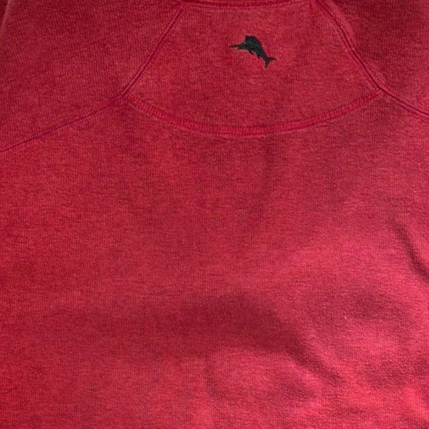 Tommy Bahama Tommy Bahama Sweatshirt Mens XL Gray Burgundy Flipshore Reversible Quarter Zip Shirt Size US XL / EU 56 / 4 - 8 Thumbnail
