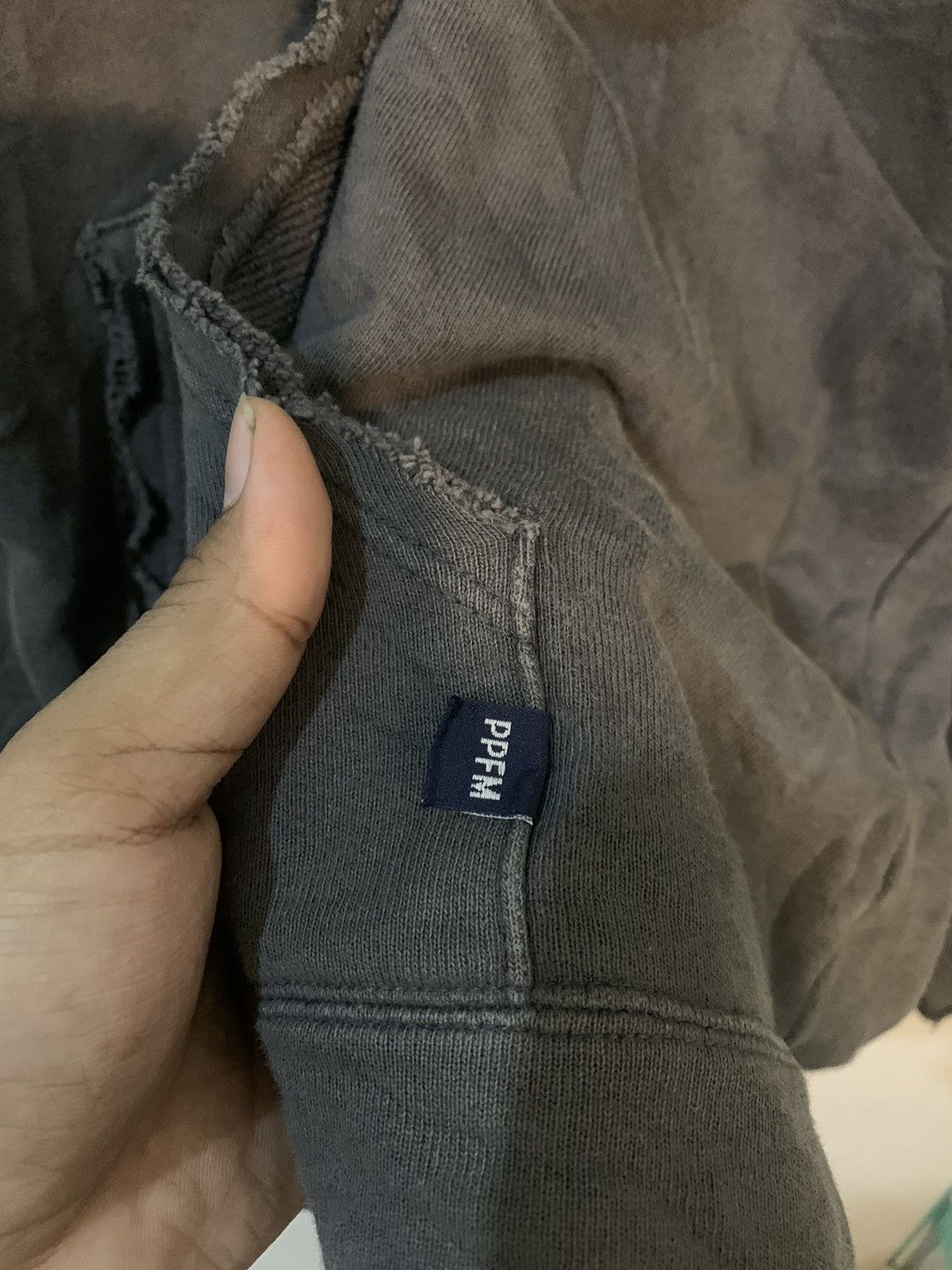 Japanese Brand × PPFM •SOLD• Japanese Zipper hoodie PPFM Distressed styel Size US XL / EU 56 / 4 - 9 Thumbnail