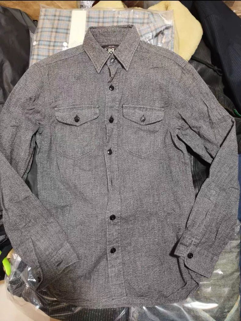RRL Ralph Lauren RRL Ralph Lauren Dice Pepper Salt Shirt Size US XS / EU 42 / 0 - 1 Thumbnail