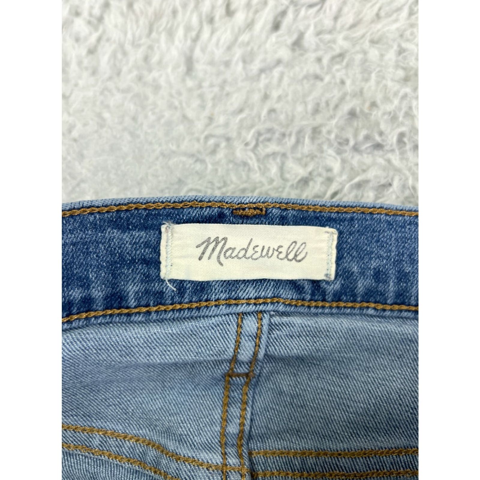 Madewell Madewell Jeans Womens 27 Blue Denim High Rise Skinny Leg Cotton 27x27 Jeans Women's 27 Blue 10" Rise Size 27" / US 4 / IT 40 - 5 Thumbnail