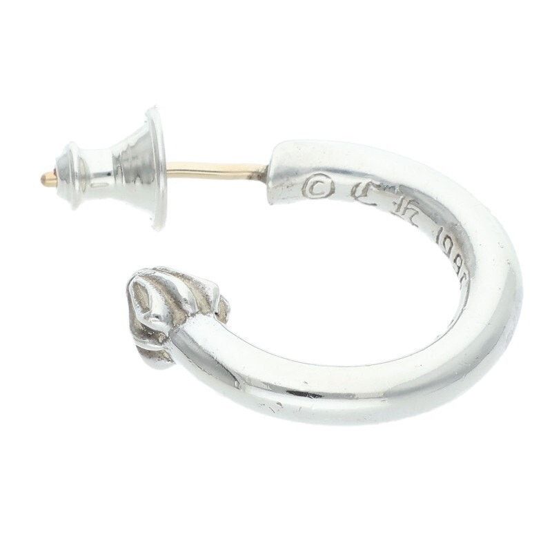Chrome Hearts Chrome Hearts Plain Hoop Silver Earring Size ONE SIZE - 5 Thumbnail