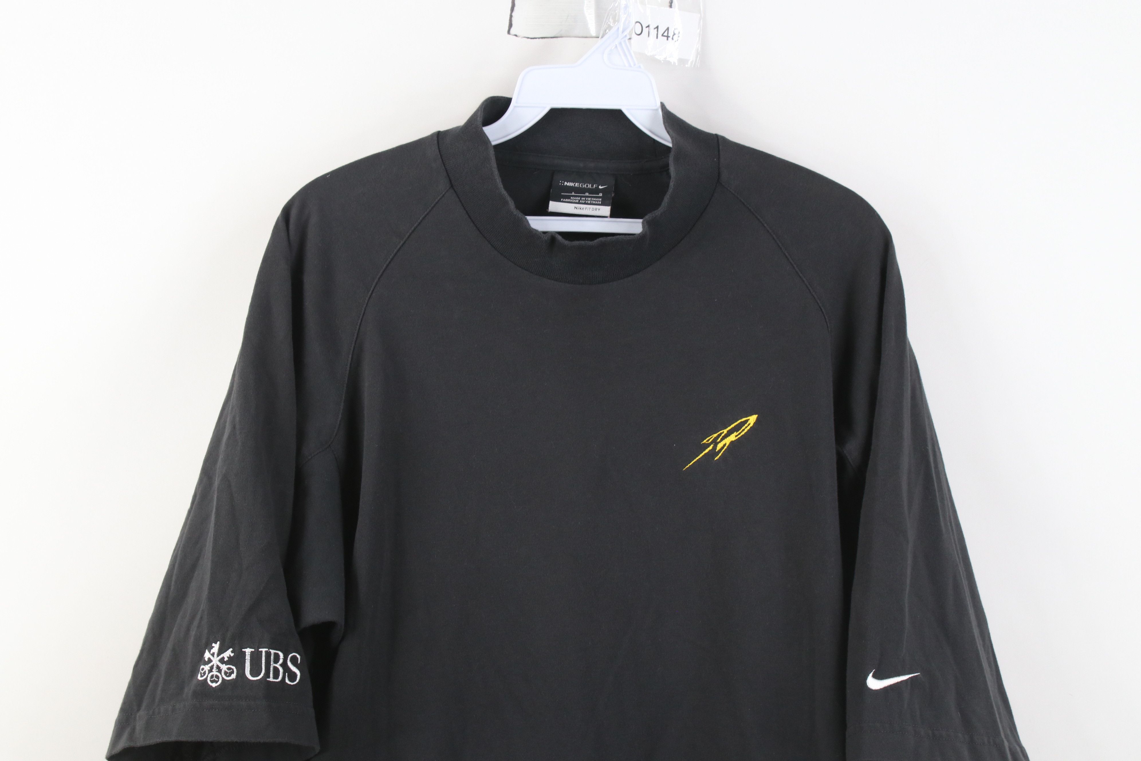 Nike Vintage Nike Golf University of Toledo Mock Neck T-Shirt Size US L / EU 52-54 / 3 - 2 Thumbnail