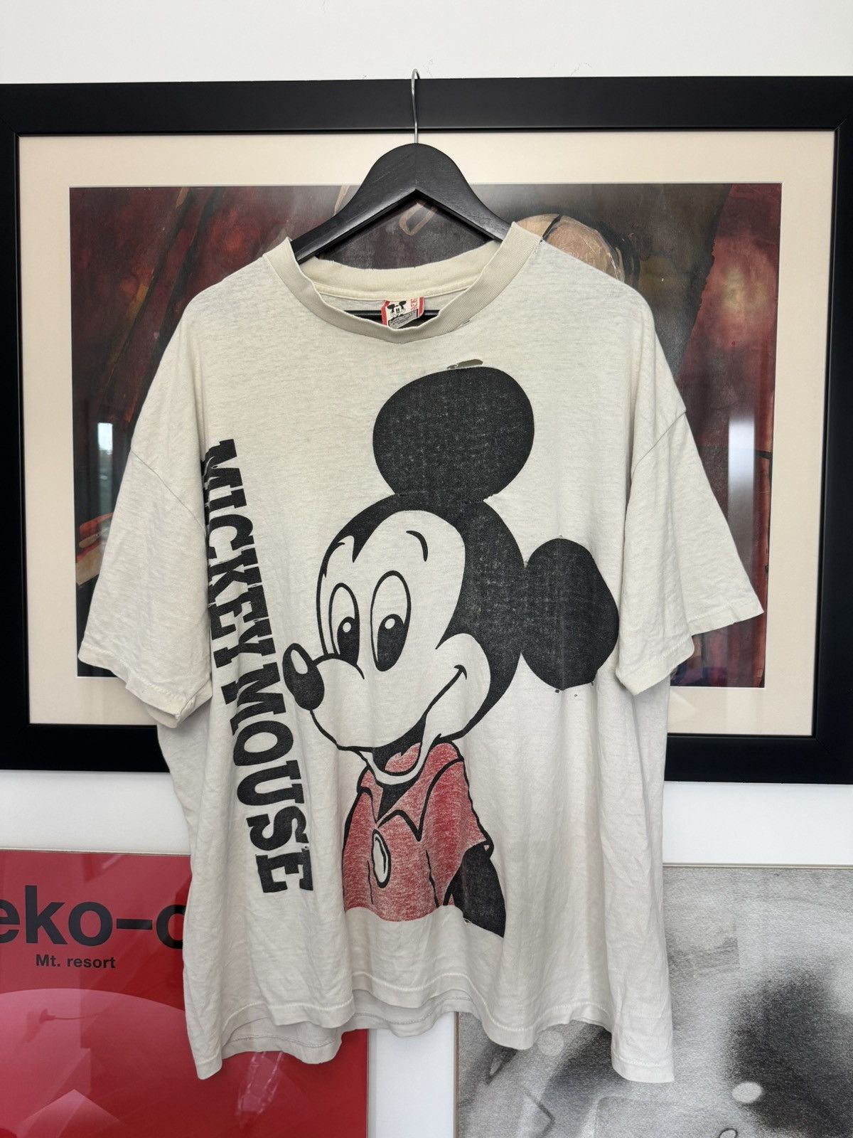 Vintage 90s Mickey Mouse Oversize Distressed Faded Disney
